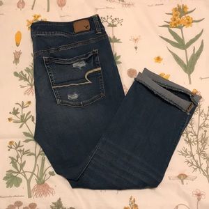 AE Artist crop jeans